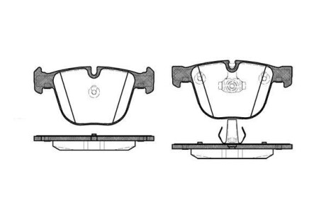 Колодки тормозные WOKING P9923.00