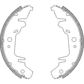 Колодки тормозные WOKING Z4020.00