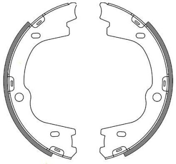 Колодки тормозные WOKING Z4673.00