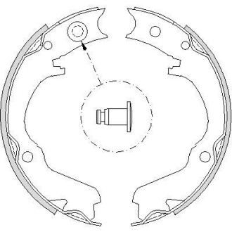 Колодки тормозные WOKING Z4734.00