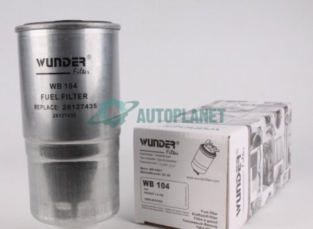 Фільтр паливний VW/Audi 1.6/1.9D/TD WUNDER FILTER WB 104