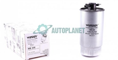 Фільтр паливний BMW 530D WUNDER FILTER WB 208 (фото 1)