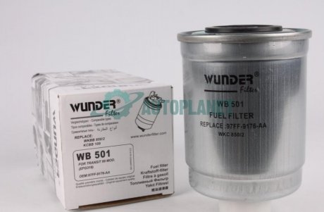 Фільтр паливний Ford Transit 2.5TD 97- WUNDER FILTER WB 501