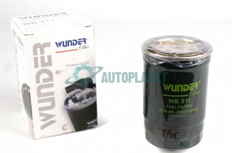 Фільтр паливний Hyundai Tucson/Kia Ceed 1.6/2.0CRDi 04- WUNDER FILTER WB 911 (фото 1)