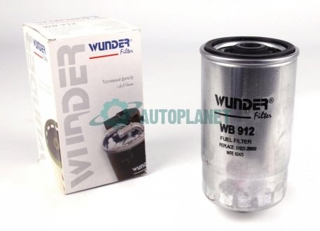 Фільтр паливний Hyundai Accent 1.5CRDI/Kia Sorento 2.5 CRDI WUNDER FILTER WB 912