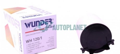 Фільтр повітряний VW Caddy 2.0SDI 04-10 (з поролоном) WUNDER FILTER WH 120/1