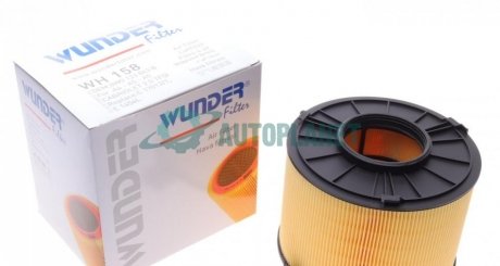 Фільтр повітряний Audi A4/A5 2.0 TFSI 16V 15- WUNDER FILTER WH 158 (фото 1)