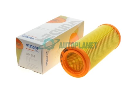 Фильтр воздушный Fiat Doblo 1.6i/1.9D/JTD 01- WUNDER FILTER WH 651