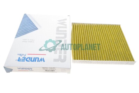 Фильтр салона Skoda Fabia/Roomster/VW Polo 99-10 (угольный) WUNDER FILTER WPK 720