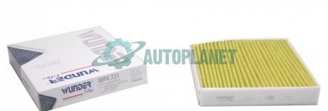 Фільтр салону MB A-class (W176)/B (W246/W242) 12-/Infiniti Q30 15- (вугільний) WUNDER FILTER WPK 721