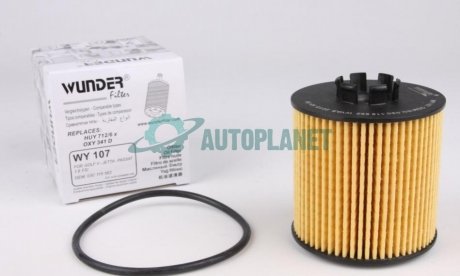 Фільтр масляний VW 1.6FSI WUNDER FILTER WY 107 (фото 1)