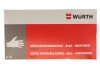 Рукавиці захисні одноразові нітрил, блакитні, без пудри, р.L {арт. 089947002} Wurth 089947002/100 (фото 1)