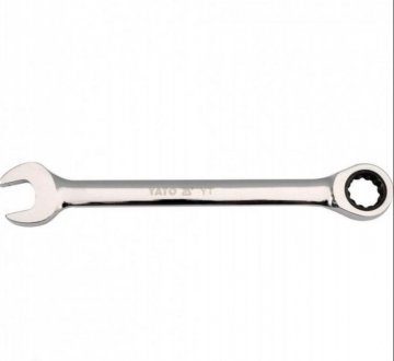 Ключ рожково-накидный с трещоткой 24мм YATO YT-0202 (фото 1)