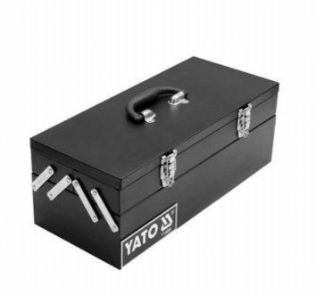 Ящик для инструмента трехсекционный Размер 460х200х180мм YATO YT-0884