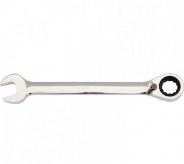 Ключ рожково-накидный с трещоткой 14мм реверс YATO YT-1657
