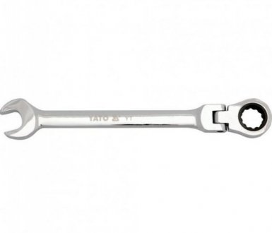 Ключ рожково-накидный с трещоткой и шарниром 17мм YATO YT-1683 (фото 1)