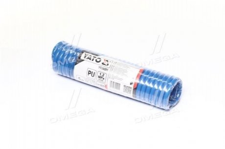 Шланг пневматичний спіральний поліуретановий 5.5 х 8 мм 5 м YATO YT-24201