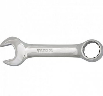 Ключ ріжково-накидний короткий 15мм YATO YT-4908