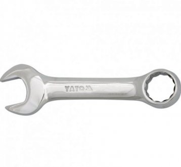 Ключ рожково-накидный короткий 18мм YATO YT-4911