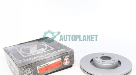 Диск гальмівний (передній) Audi A6/A8 04-11 (321x30) (з покриттям) (вент.) ZIMMERMANN 100.3318.20