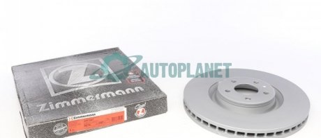 Диск гальмівний (передній) Audi A6/A8 11-18 (356х34) (з покриттям) (вент.) ZIMMERMANN 100.3357.20